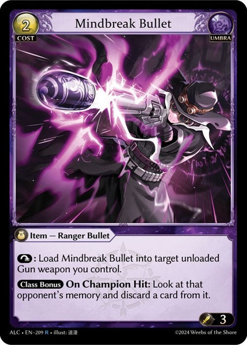 Image for Mindbreak Bullet (209) (Alchemical Revolution) - Grand Archive TCG