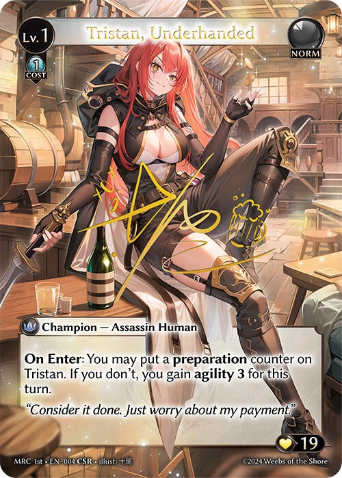 Image for Tristan, Underhanded (CSR) (004) (Mercurial Heart) - Grand Archive TCG