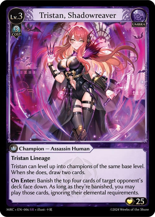Image for Tristan, Shadowreaver (006) (Mercurial Heart) - Grand Archive TCG