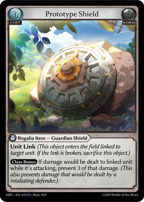 Image for Prototype Shield (013) (Mercurial Heart) - Grand Archive TCG