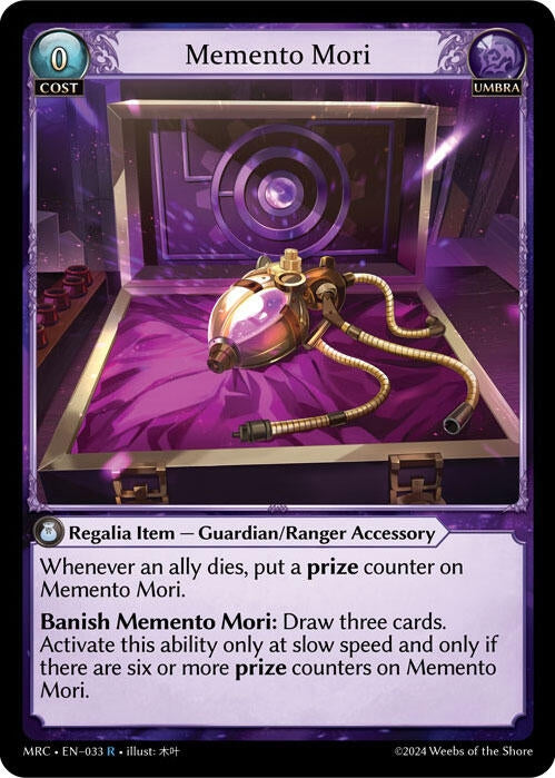 Image for Memento Mori (033) (Mercurial Heart) - Grand Archive TCG