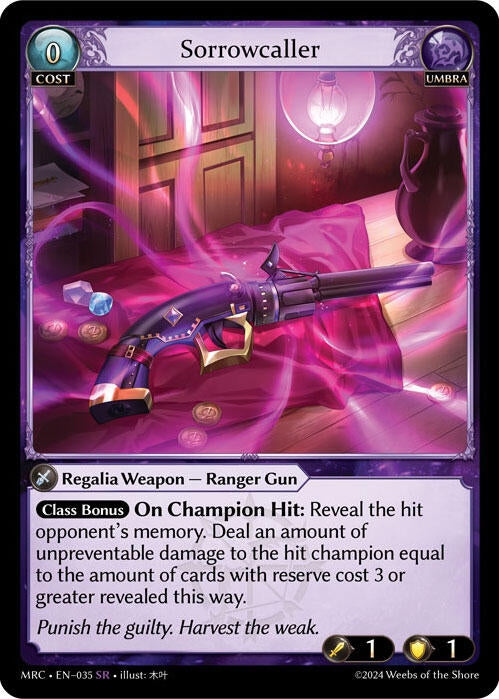 Image for Sorrowcaller (035) (Mercurial Heart) - Grand Archive TCG