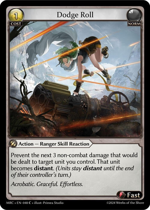 Image for Dodge Roll (048) (Mercurial Heart) - Grand Archive TCG