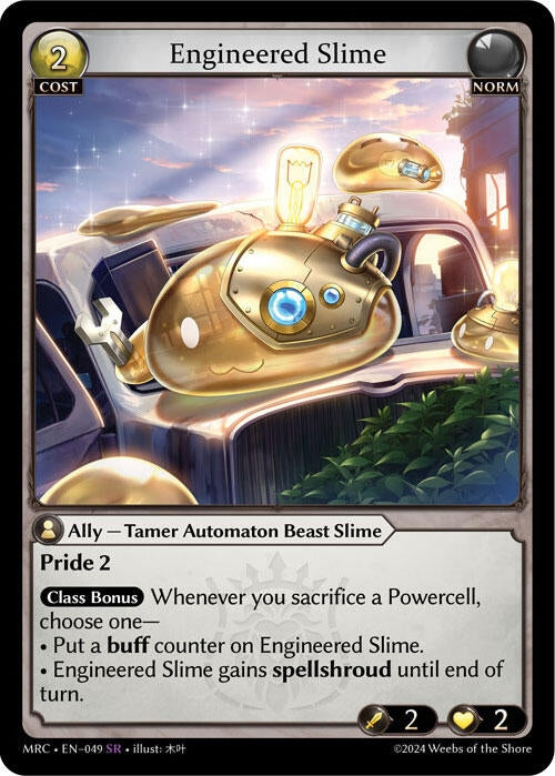 Image for Engineered Slime (049) (Mercurial Heart) - Grand Archive TCG