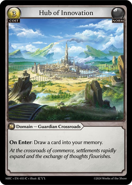 Image for Hub of Innovation (055) (Mercurial Heart) - Grand Archive TCG