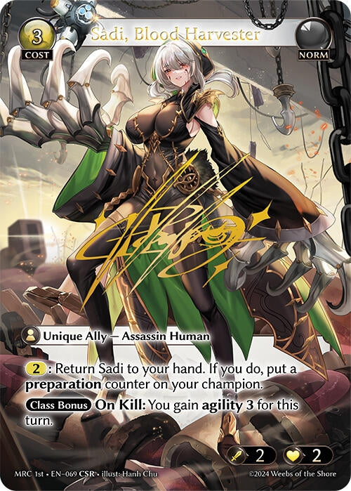 Image for Sadi, Blood Harvester (CSR) (069) (Mercurial Heart) - Grand Archive TCG