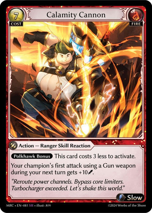 Image for Calamity Cannon (081) (Mercurial Heart) - Grand Archive TCG
