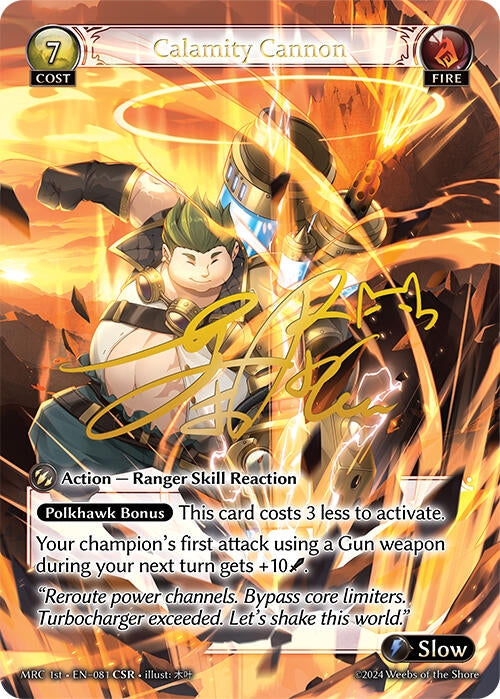 Image for Calamity Cannon (CSR) (081) (Mercurial Heart) - Grand Archive TCG