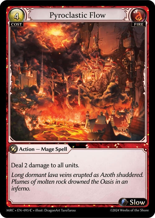 Image for Pyroclastic Flow (095) (Mercurial Heart) - Grand Archive TCG