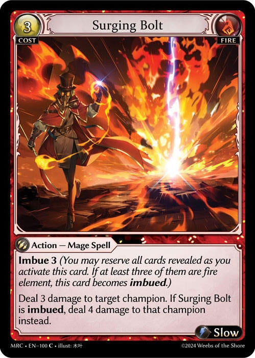 Image for Surging Bolt (100) (Mercurial Heart) - Grand Archive TCG