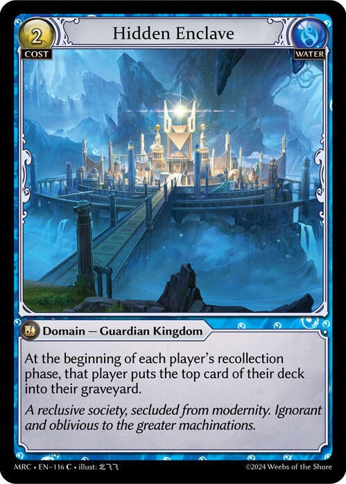 Image for Hidden Enclave (116) (Mercurial Heart) - Grand Archive TCG