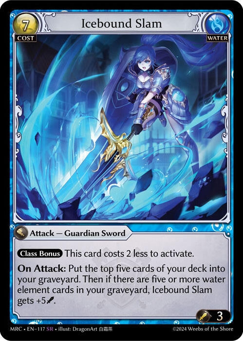 Image for Icebound Slam (117) (Mercurial Heart) - Grand Archive TCG