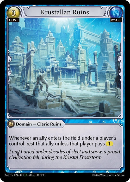 Image for Krustallan Ruins (121) (Mercurial Heart) - Grand Archive TCG