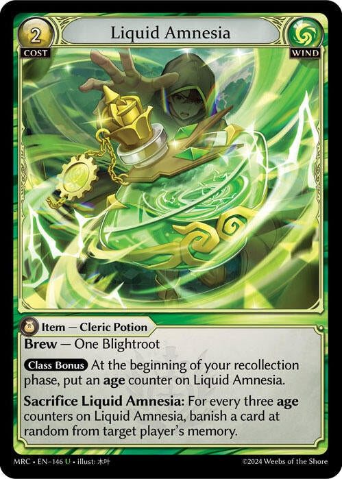 Image for Liquid Amnesia (146) (Mercurial Heart) - Grand Archive TCG