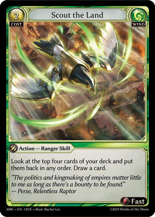 Image for Scout the Land (149) (Mercurial Heart) - Grand Archive TCG