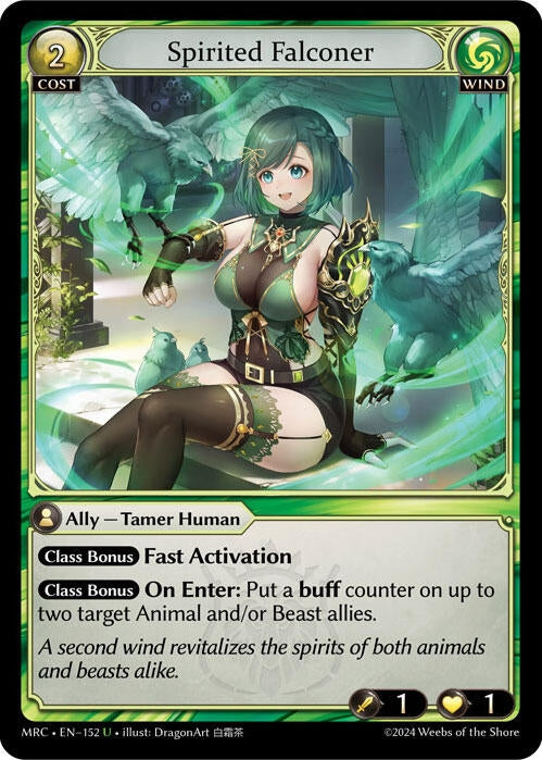Image for Spirited Falconer (152) (Mercurial Heart) - Grand Archive TCG