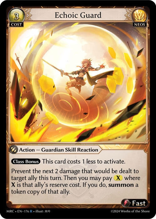 Image for Echoic Guard (176) (Mercurial Heart) - Grand Archive TCG
