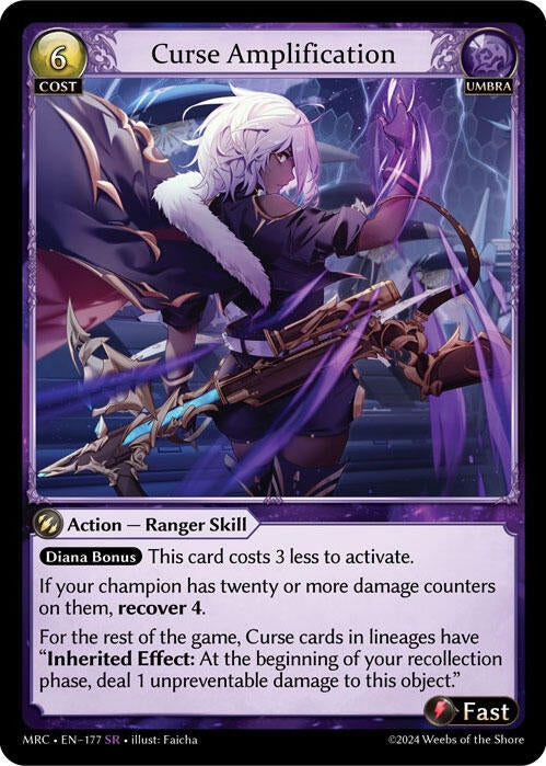 Image for Curse Amplification (177) (Mercurial Heart) - Grand Archive TCG