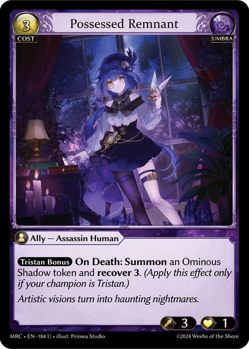 Image for Possessed Remnant (184) (Mercurial Heart) - Grand Archive TCG
