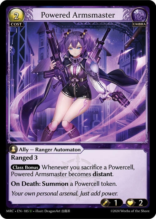 Image for Powered Armsmaster (185) (Mercurial Heart) - Grand Archive TCG