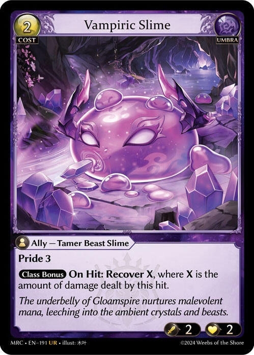 Image for Vampiric Slime (191) (Mercurial Heart) - Grand Archive TCG