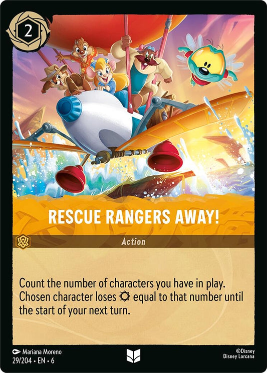 Image for Rescue Rangers Away! (29/204) (Azurite Sea) - Disney Lorcana