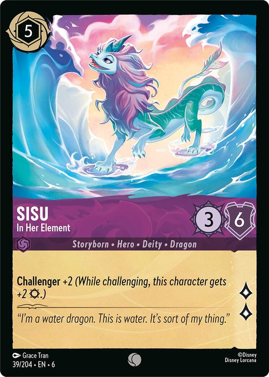 Image for Sisu - In Her Element (39/204) (Azurite Sea) - Disney Lorcana