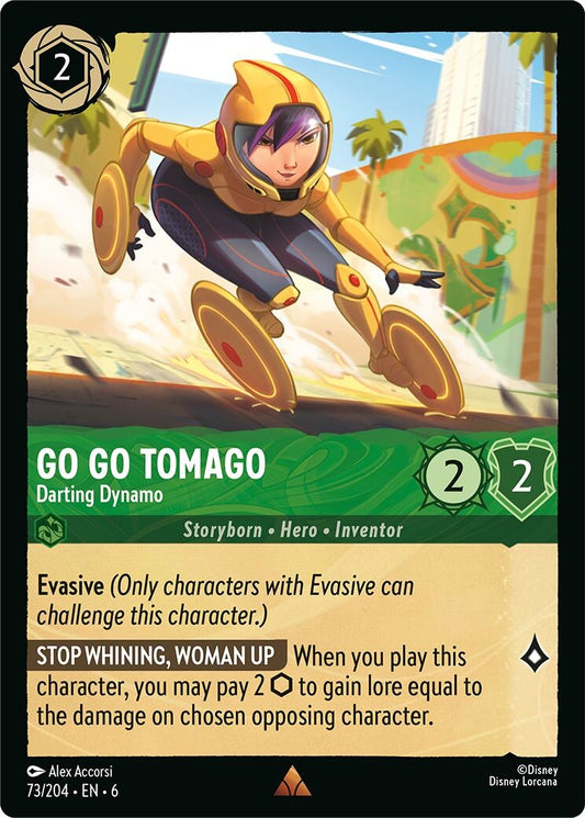 Image for Go Go Tomago - Darting Dynamo (73/204) (Azurite Sea) - Disney Lorcana