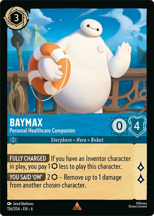 Image for Baymax - Personal Healthcare Companion (156/204) (Azurite Sea) - Disney Lorcana
