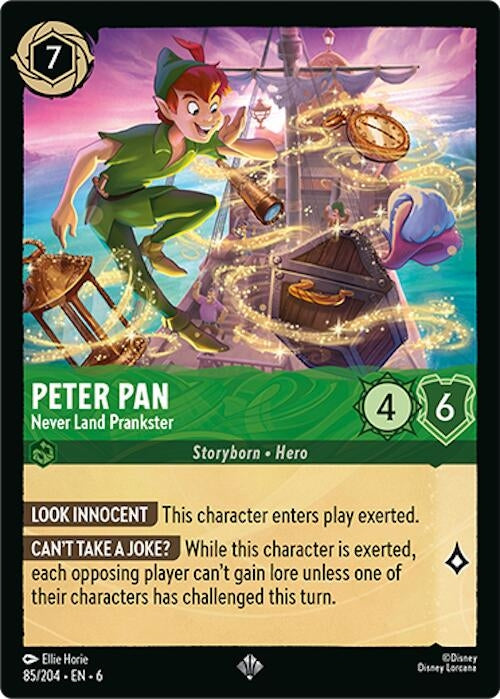 Image for Peter Pan - Never Land Prankster (85/204) (Azurite Sea) - Disney Lorcana