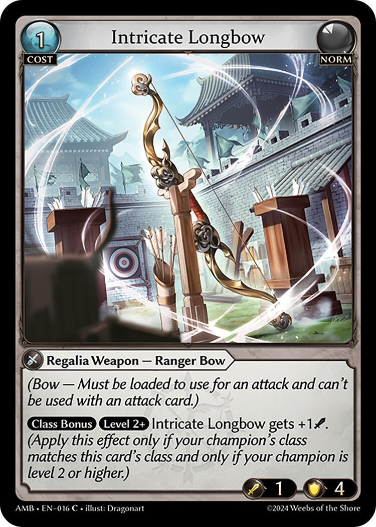 Image for Intricate Longbow (016) (Mortal Ambition) - Grand Archive TCG