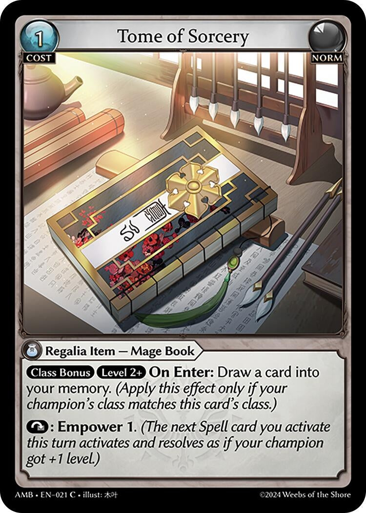 Image for Tome of Sorcery (021) (Mortal Ambition) - Grand Archive TCG