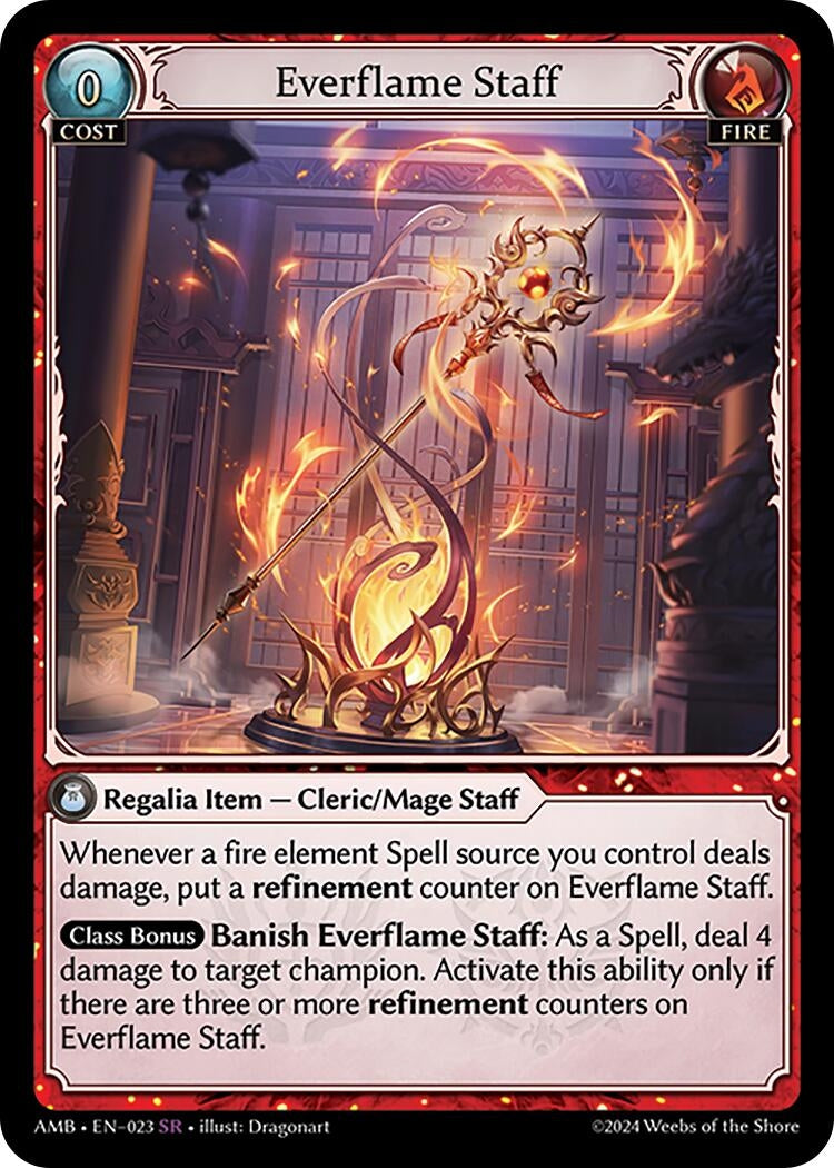 Image for Everflame Staff (023) (Mortal Ambition) - Grand Archive TCG