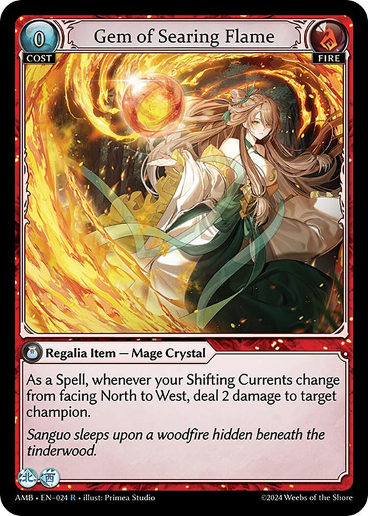 Image for Gem of Searing Flame (024) (Mortal Ambition) - Grand Archive TCG