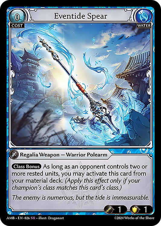 Image for Eventide Spear (026) (Mortal Ambition) - Grand Archive TCG