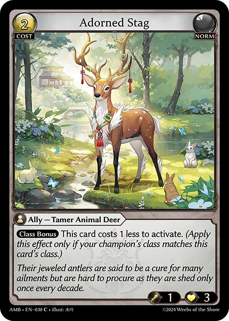 Image for Adorned Stag (030) (Mortal Ambition) - Grand Archive TCG