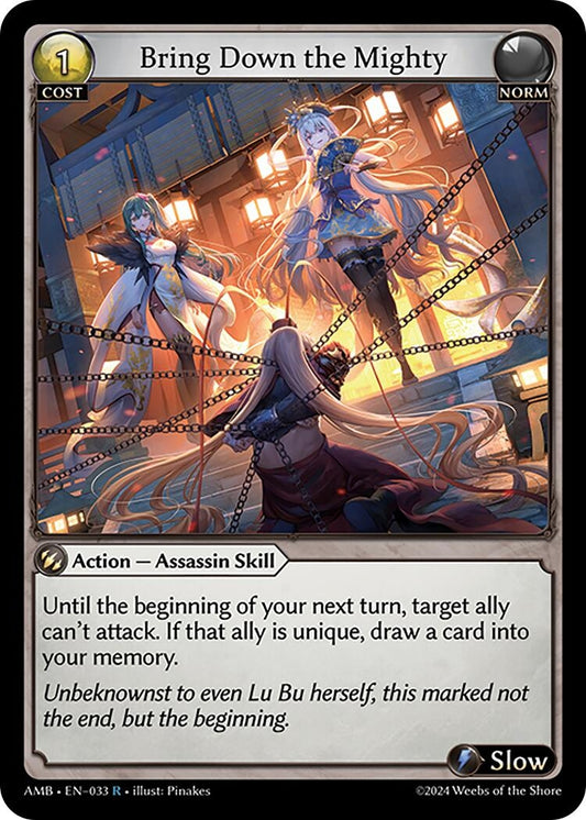 Image for Bring Down the Mighty (033) (Mortal Ambition) - Grand Archive TCG
