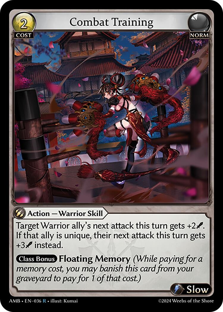 Image for Combat Training (036) (Mortal Ambition) - Grand Archive TCG
