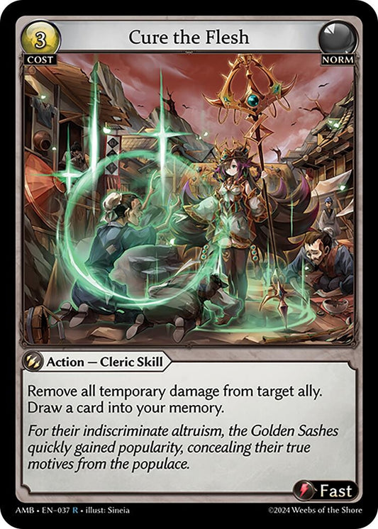 Image for Cure the Flesh (037) (Mortal Ambition) - Grand Archive TCG