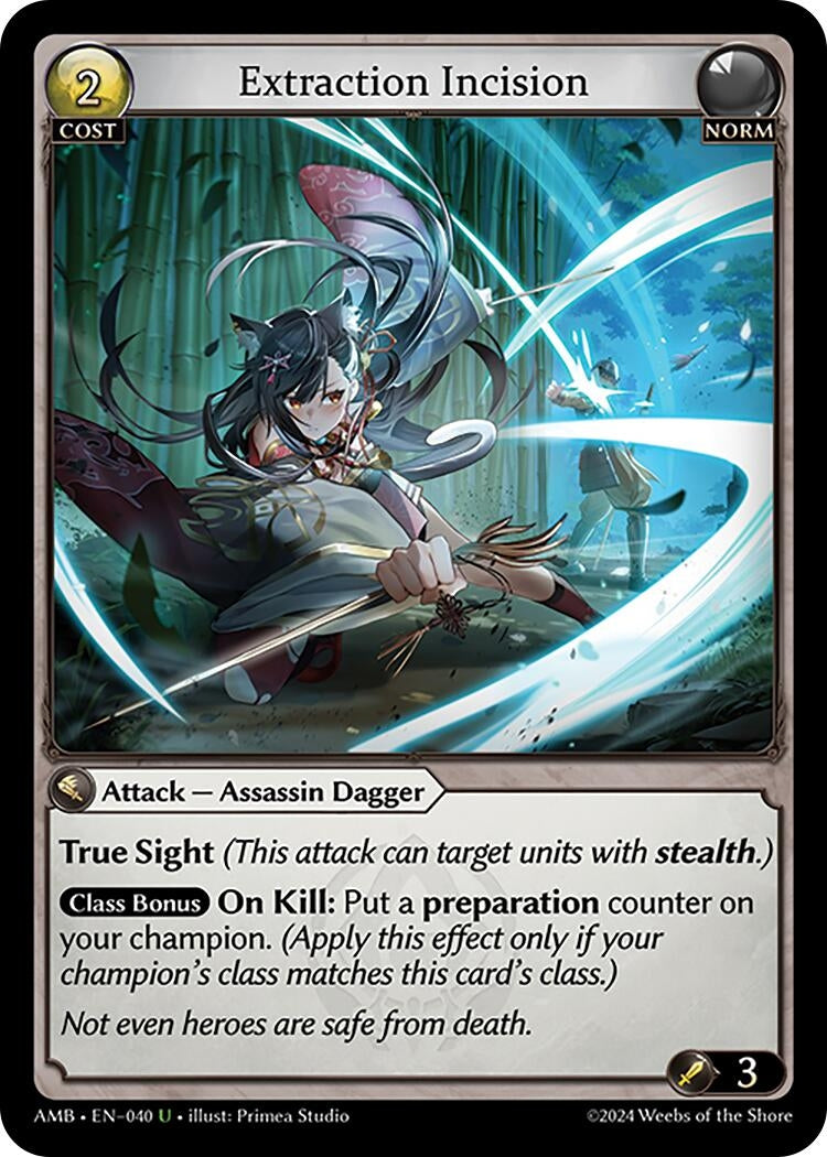 Image for Extraction Incision (040) (Mortal Ambition) - Grand Archive TCG