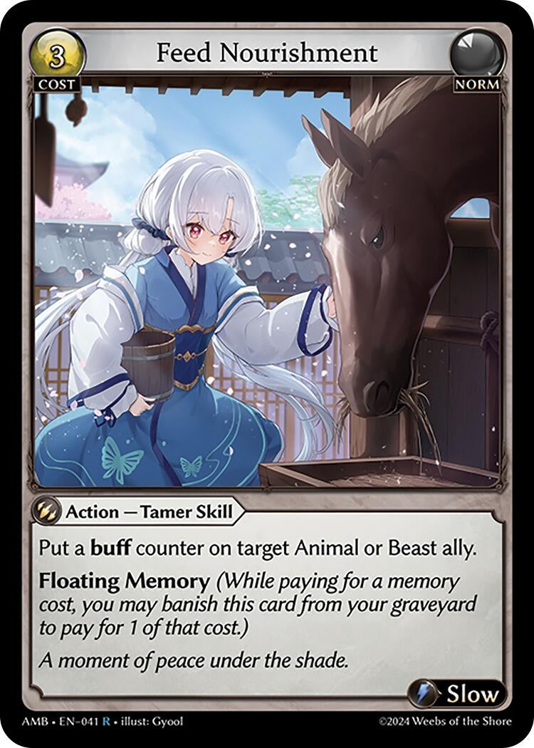 Image for Feed Nourishment (041) (Mortal Ambition) - Grand Archive TCG