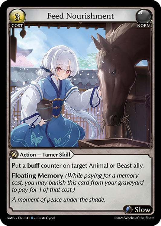 Image for Feed Nourishment (041) (Mortal Ambition) - Grand Archive TCG