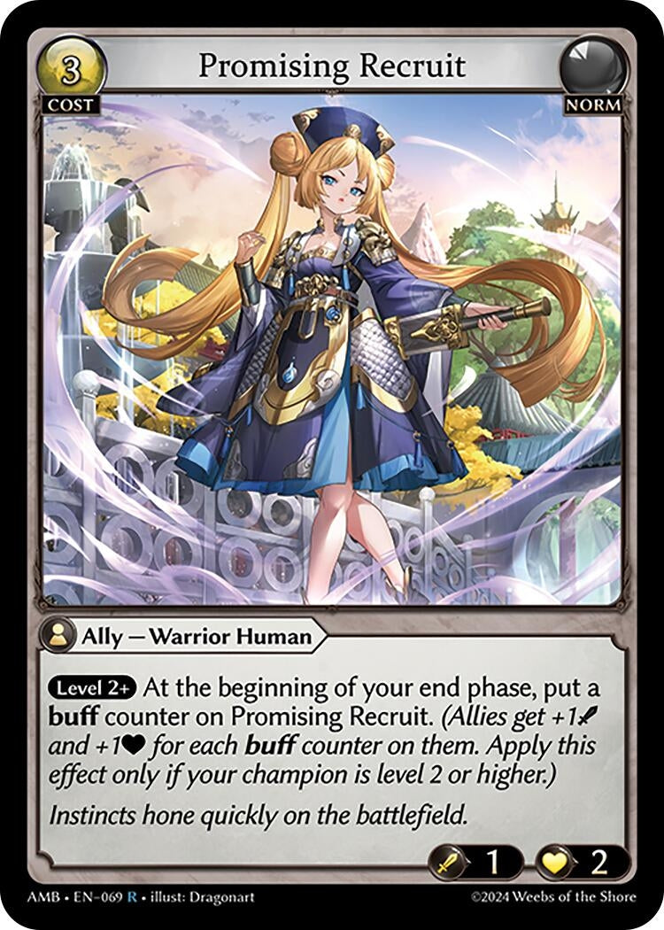 Image for Promising Recruit (069) (Mortal Ambition) - Grand Archive TCG