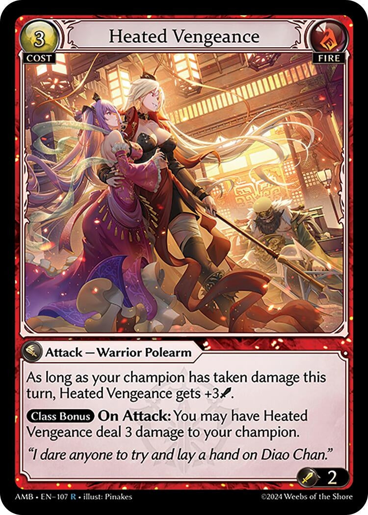 Image for Heated Vengeance (107) (Mortal Ambition) - Grand Archive TCG