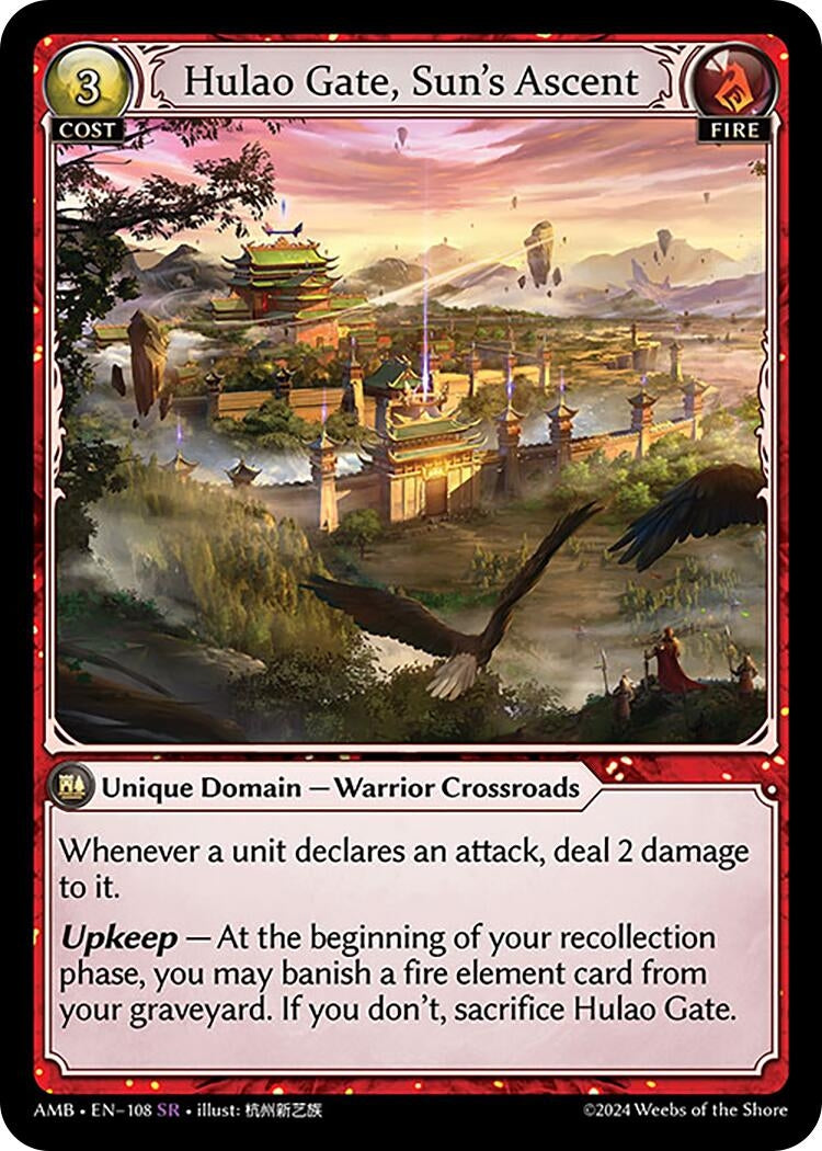 Image for Hulao Gate, Sun's Ascent (108) (Mortal Ambition) - Grand Archive TCG