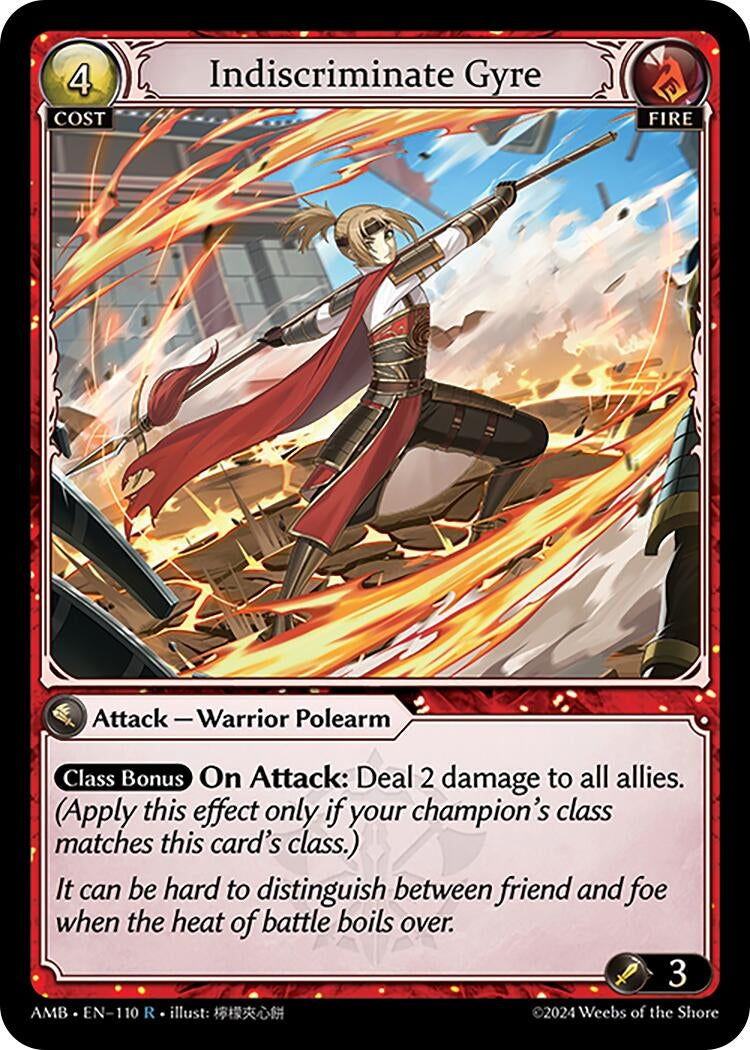 Image for Indiscriminate Gyre (110) (Mortal Ambition) - Grand Archive TCG