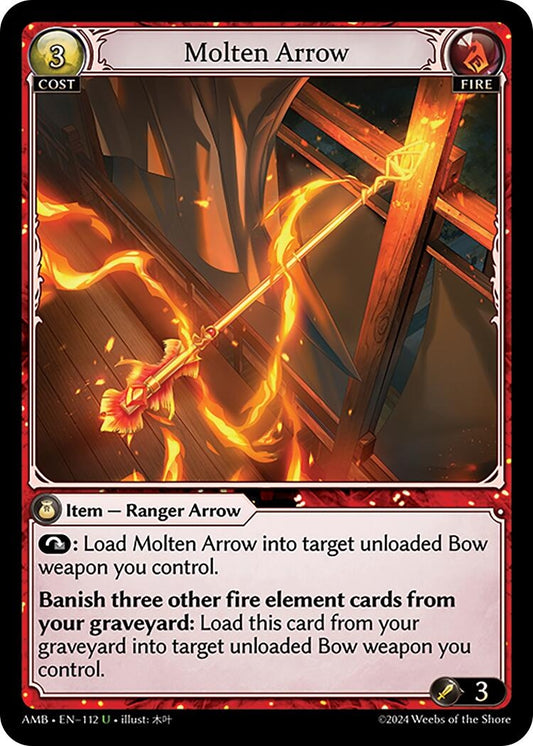 Image for Molten Arrow (112) (Mortal Ambition) - Grand Archive TCG