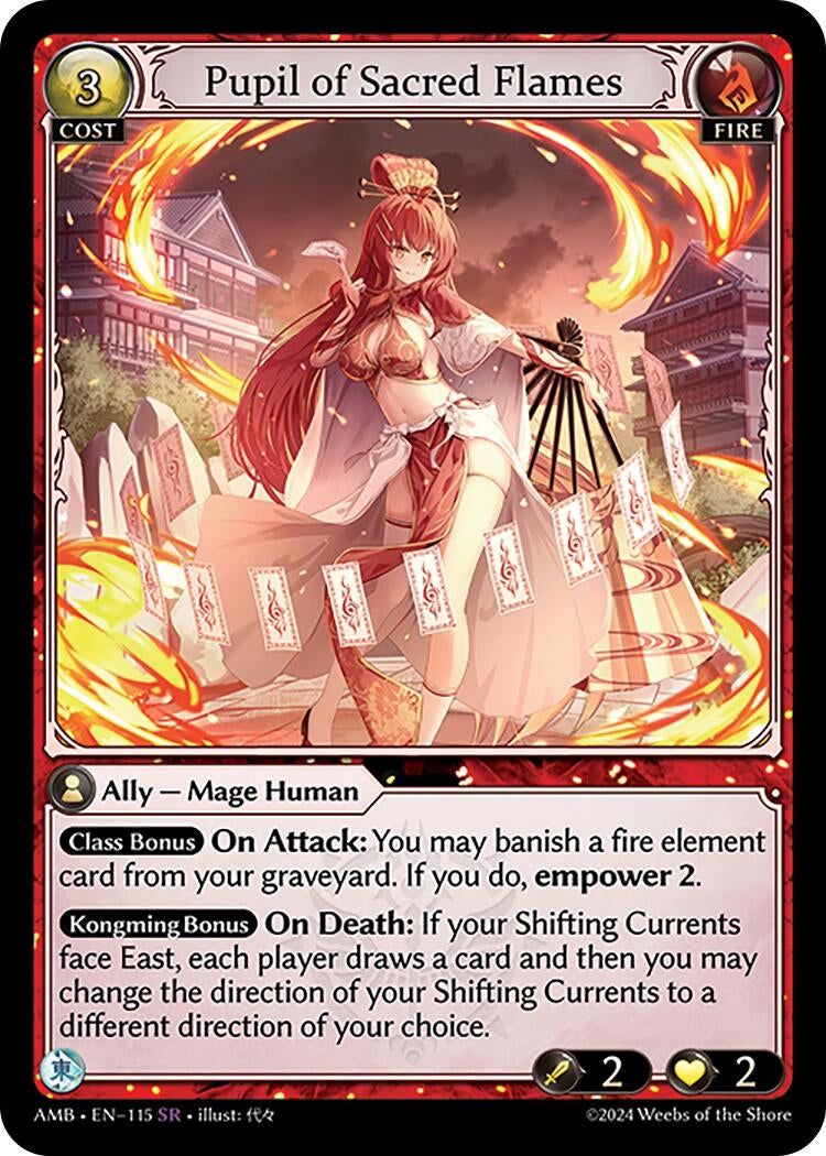 Image for Pupil of Sacred Flames (115) (Mortal Ambition) - Grand Archive TCG