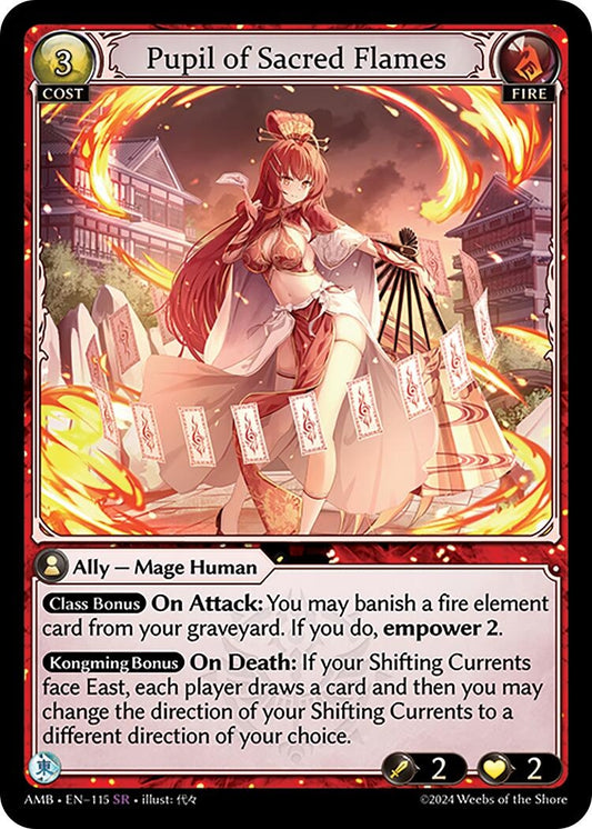 Image for Pupil of Sacred Flames (115) (Mortal Ambition) - Grand Archive TCG