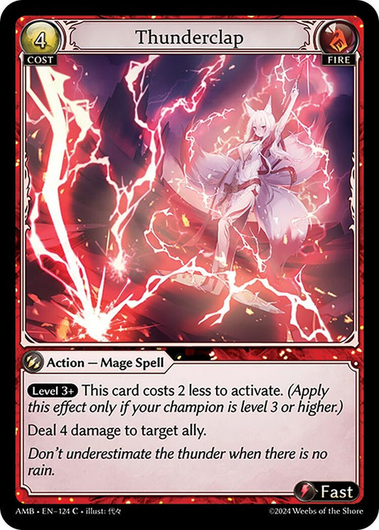 Image for Thunderclap (124) (Mortal Ambition) - Grand Archive TCG